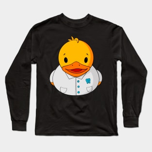 Dentist Rubber Duck Long Sleeve T-Shirt